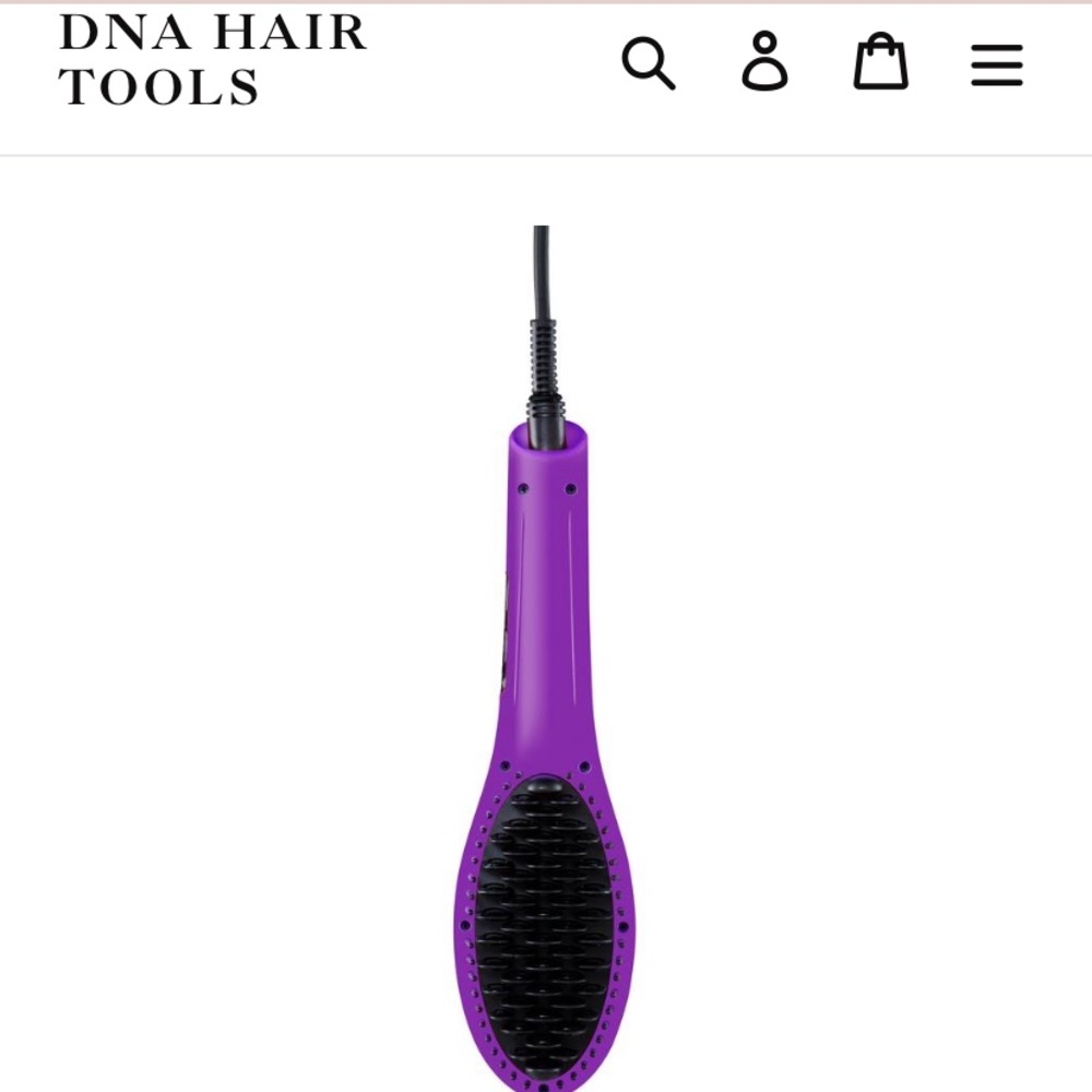 DNA Hair Tools Purple Thermal Brush